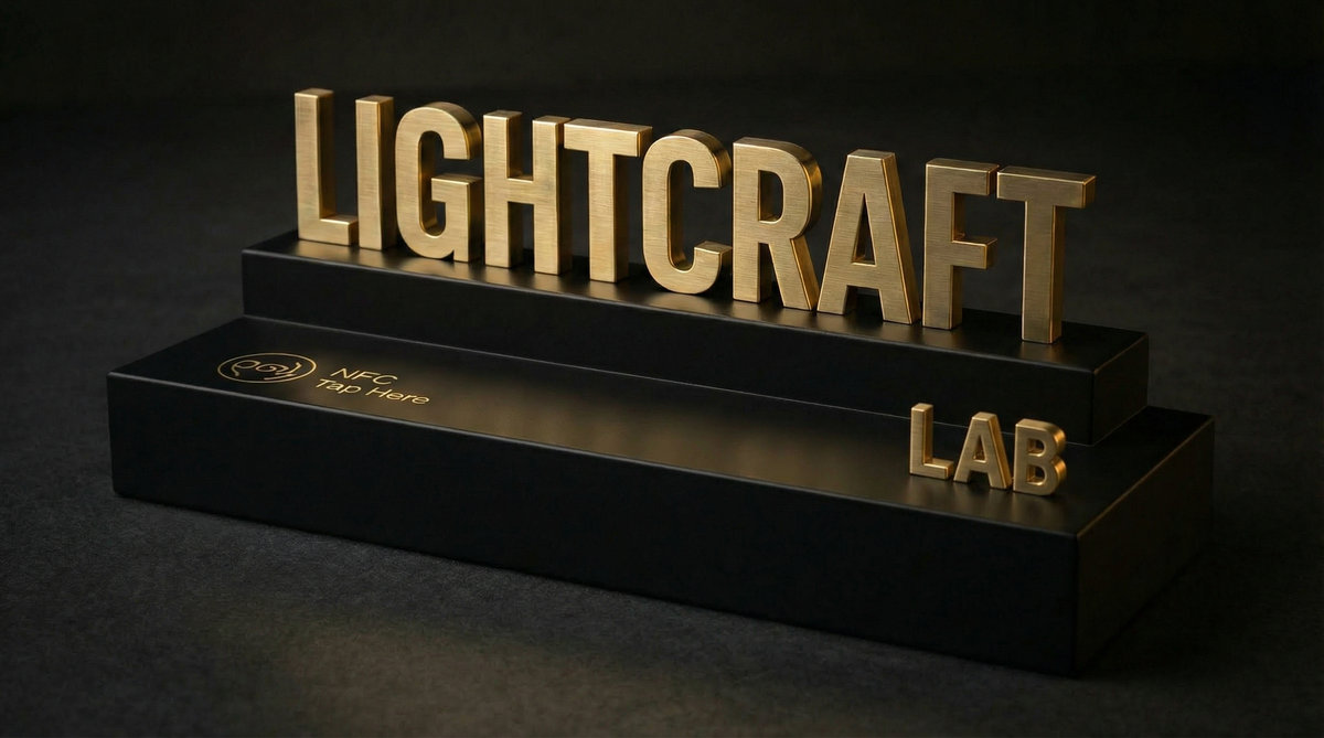 智感立牌 黑金款